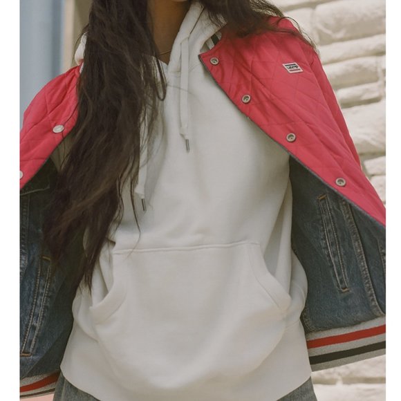 Levi’s Reversible Denim Bomber Varsity Jacket - Picture 2 of 8